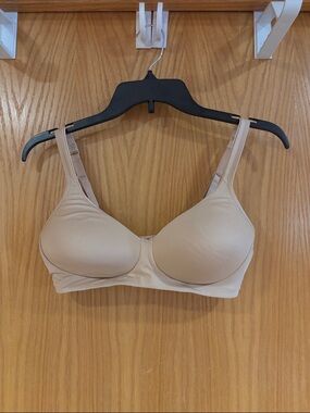 Jockey, wire-free light taupe bra, small